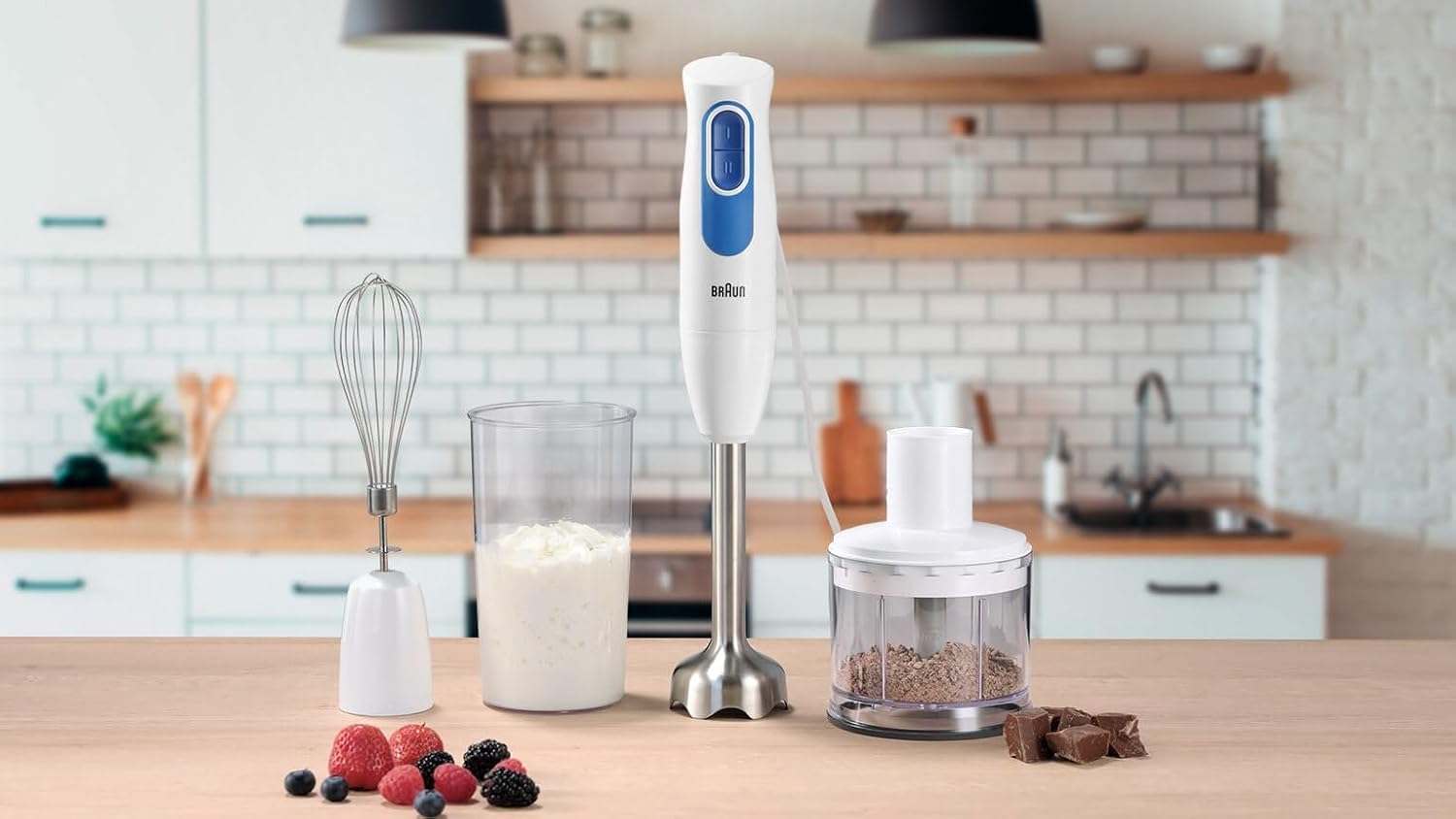 Thumbnail 1 de Braun MultiQuick 2 MQ20236MWH batidora de mano