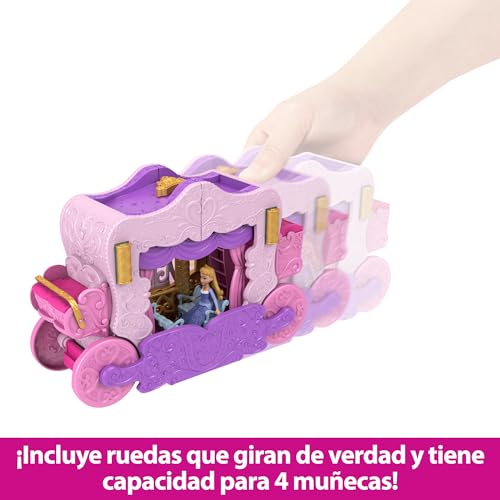 Detalle 2 de Mattel Disney Princess Set Transformación Carroza a Castillo