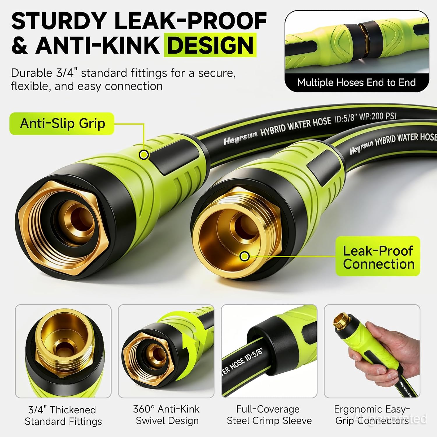Detalle de HEYRSUN Garden Hose 50 ft