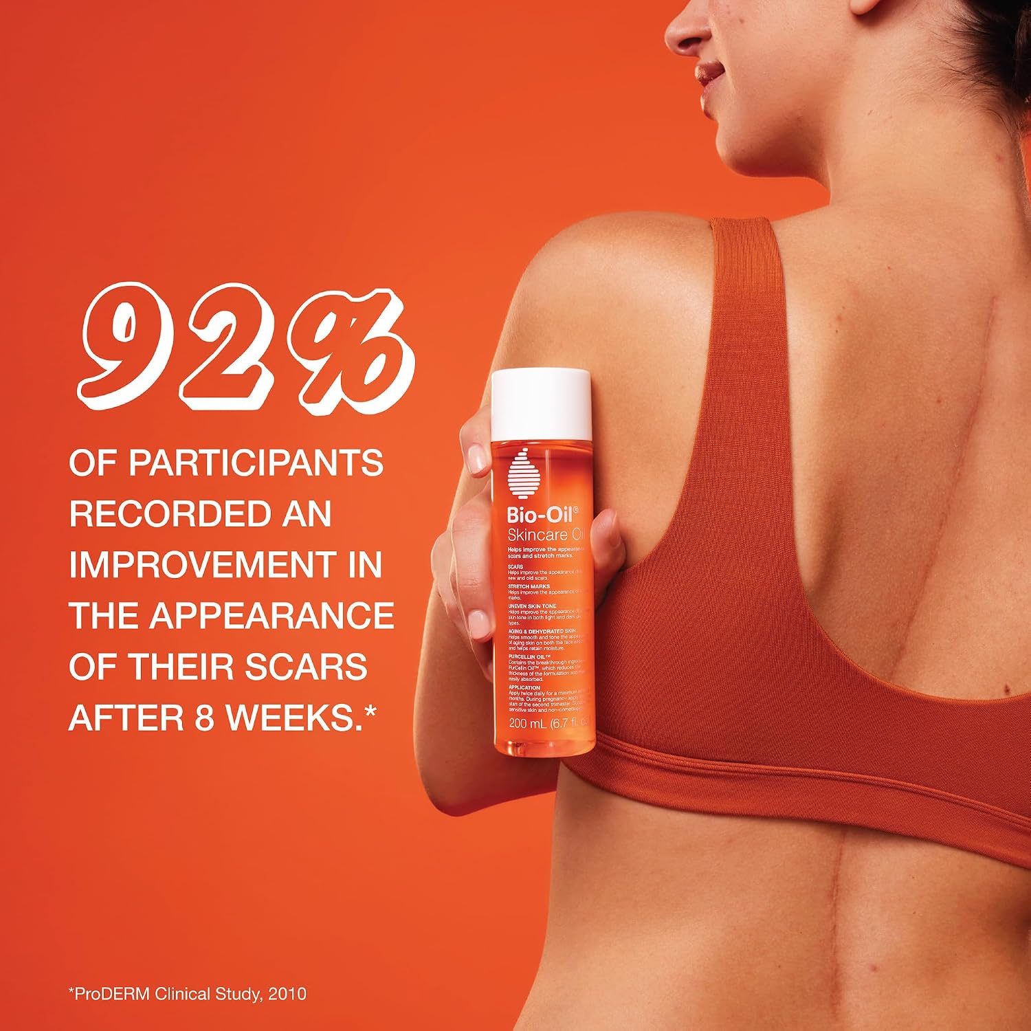 Detalle de Bio-Oil Skincare Body Oil Serum for Scars & Stretch Marks (Travel Size, 0.85 oz) — Pack of 3