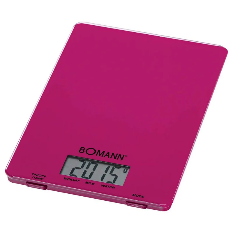 Imagen de Bomann KW 1515 báscula de cocina digital morada (hasta 5 kg, precisión de 1 g) en OfertitasTOP