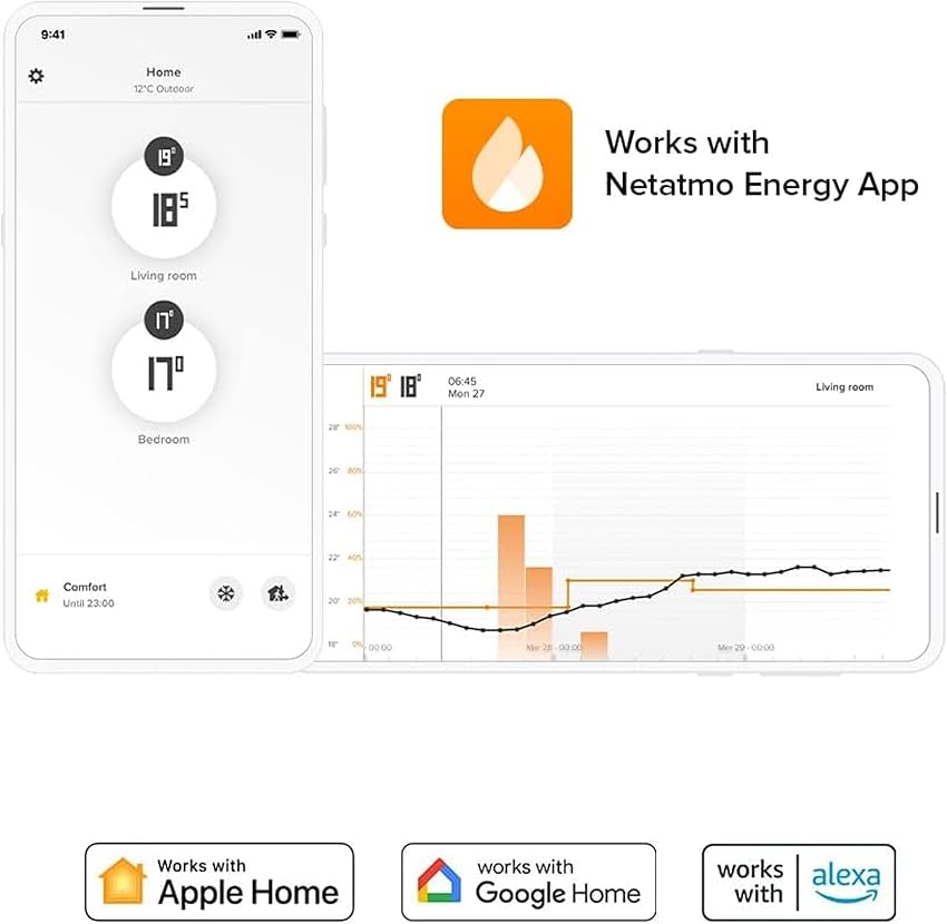 Thumbnail 5 de Netatmo NTH01 termostato inteligente Wi‑Fi 🔥📱