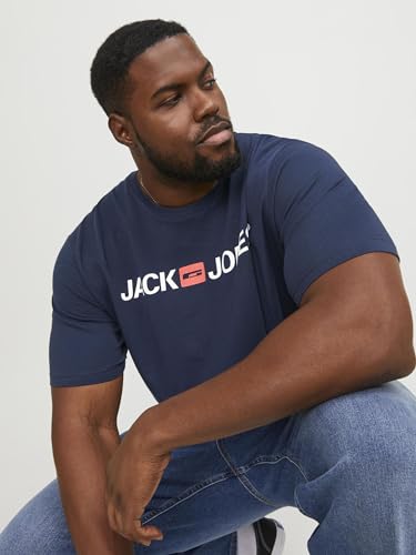 Thumbnail 7 de Jack & Jones Jjecorp Logo Tee Crew Neck Noos Pls T-Shirt – Navy Blazer, 7XL EU