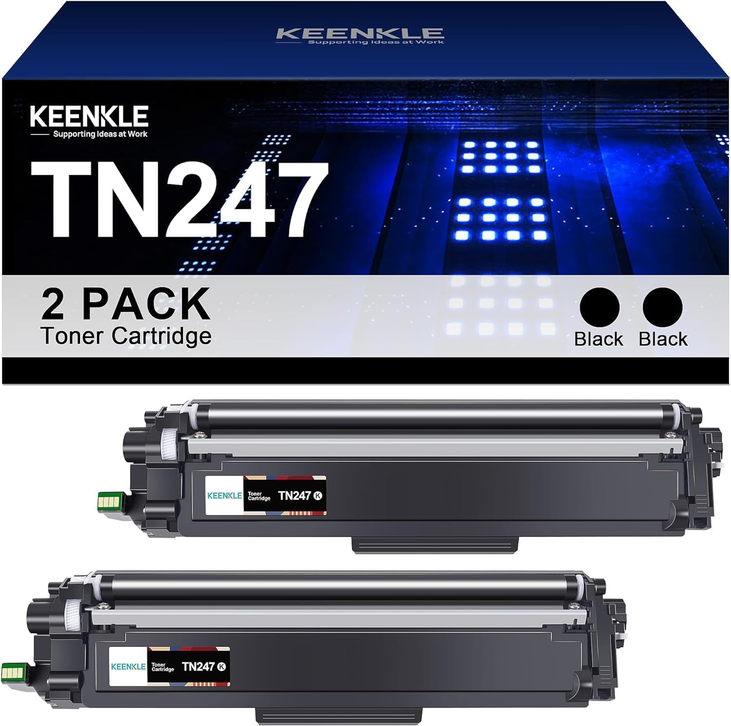 Detalle de TN247 TN-247BK Tonerkartusche 2er Pack 3.000 S.