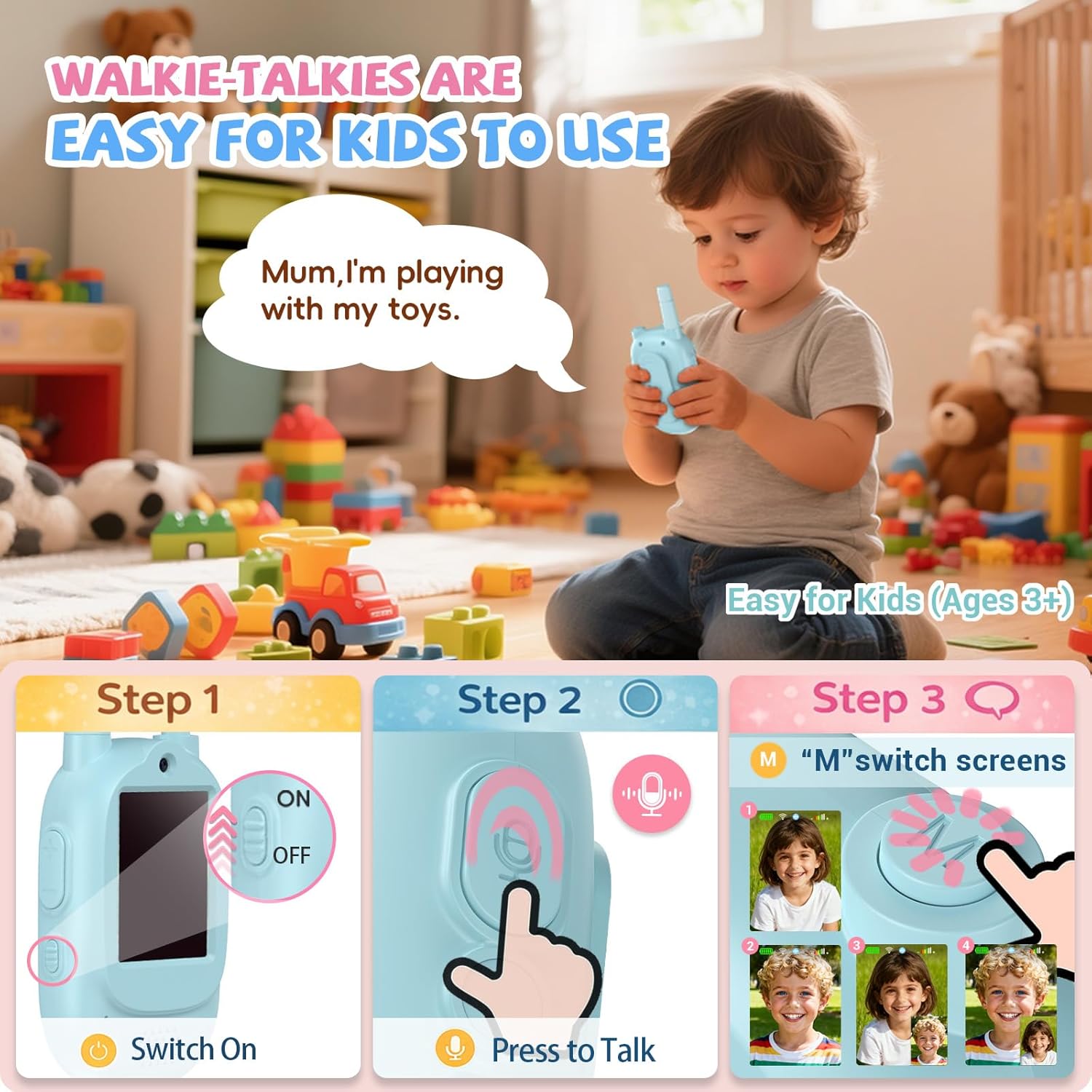 Thumbnail 4 de Video Walkie Talkie für Kinder HD