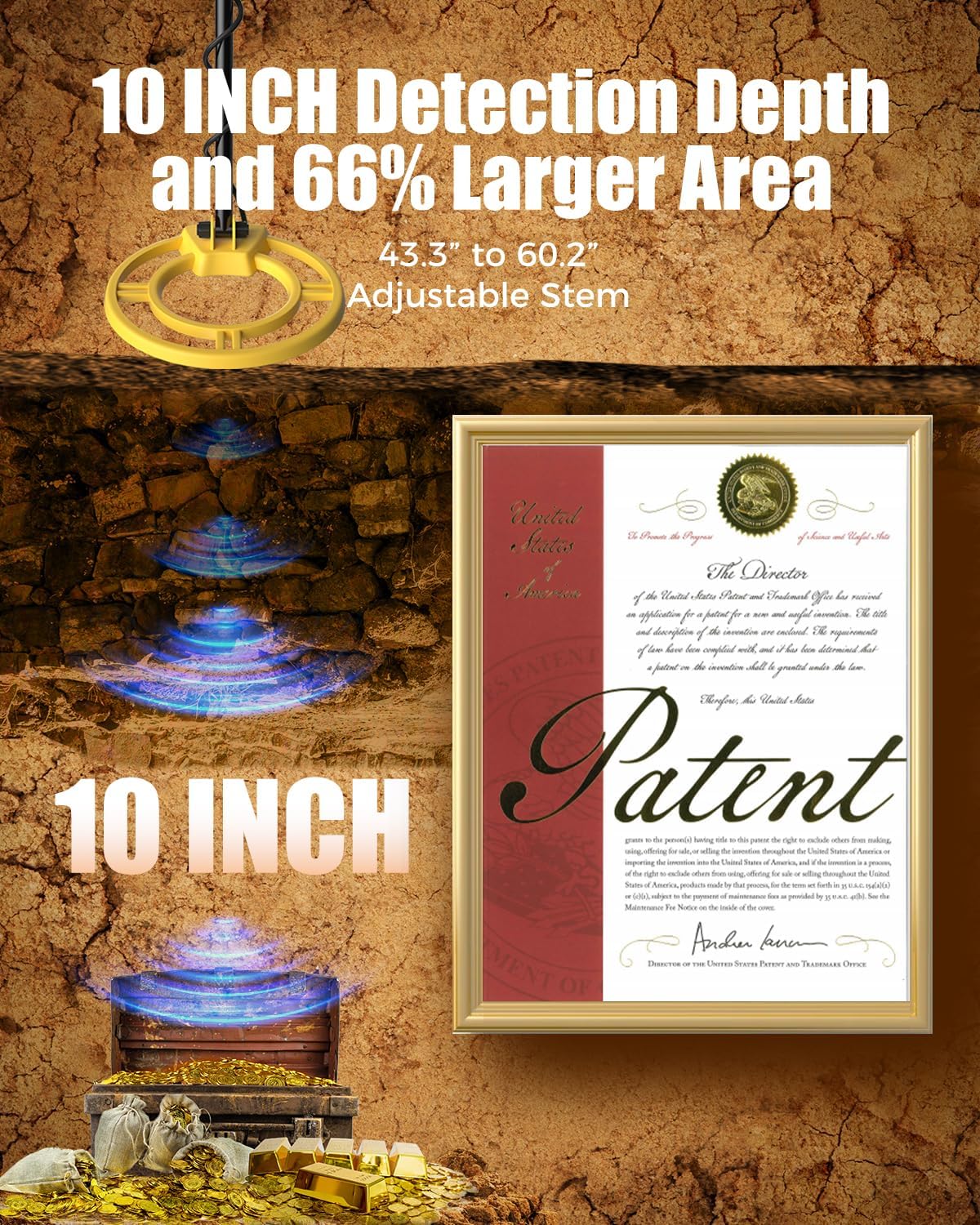 Thumbnail 5 de MIYAY Metal detector 10" 📡