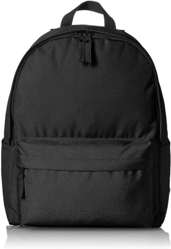 Detalle de Amazon Basics Mochila Clásica para Escuela y Excursiones – Negro