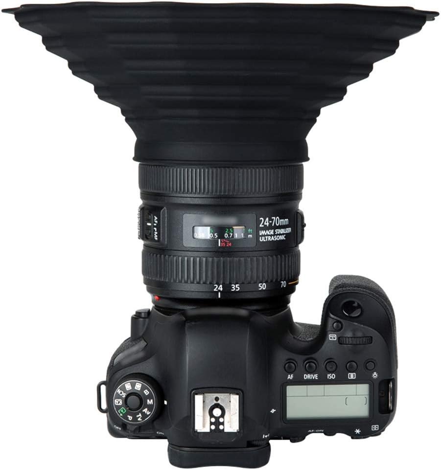 Thumbnail 6 de JJC Silikon-Gegenlichtblende für DSLR-Objektive (Außendurchmesser 73–88 mm) – faltbarer Haubenschutz
