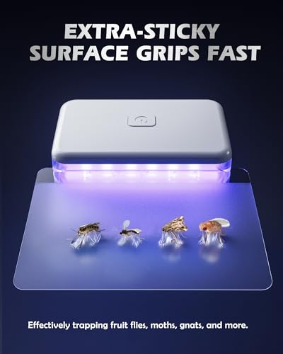 Detalle de LFSYS Fruit Fly Traps for House Indoors: 1 Device + 10 Refills