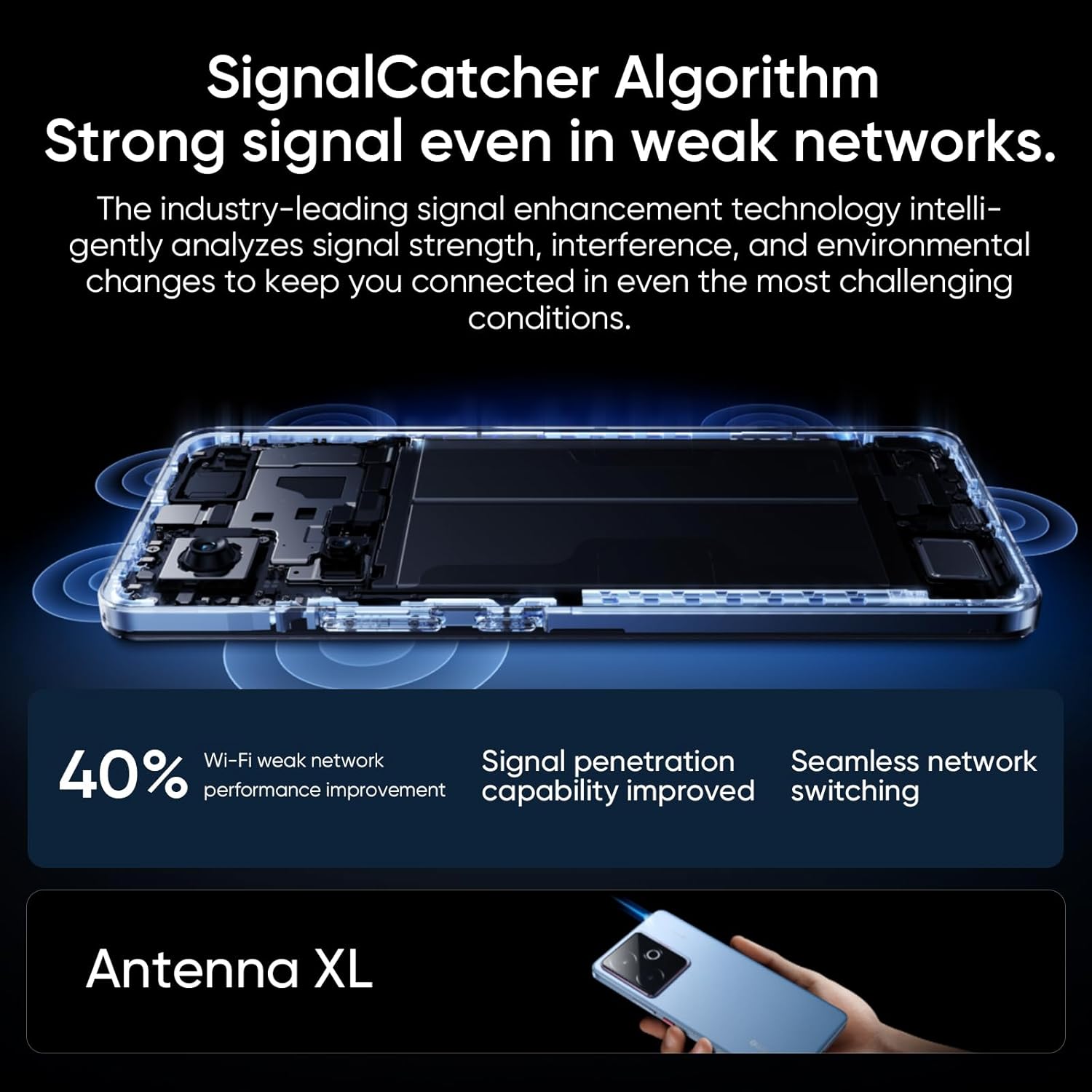 Detalle de realme GT 7T 5G — Smartphone 12+256GB avec caméra 50 MP IMX896, Dimensity 8400-MAX et batterie 7000 mAh