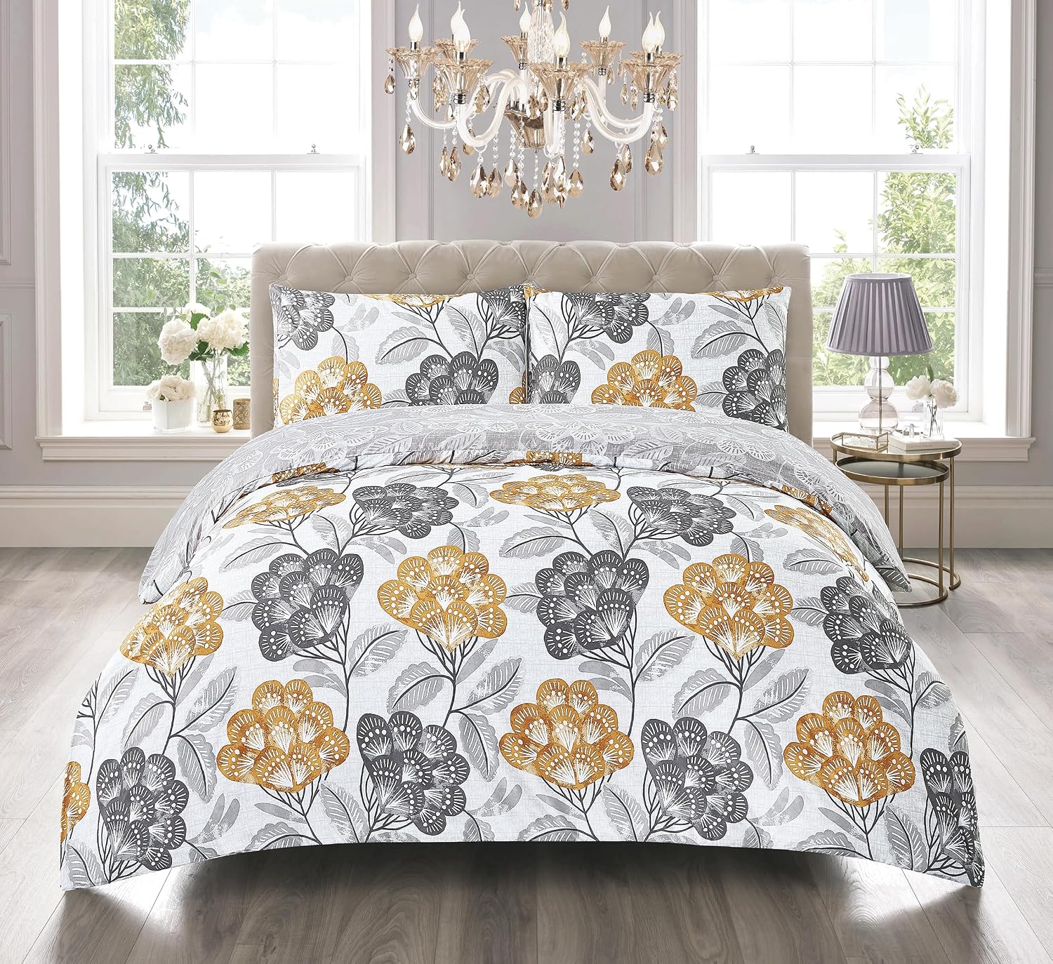 Thumbnail 6 de Prime Linens Single Duvet Cover 3-Piece Set