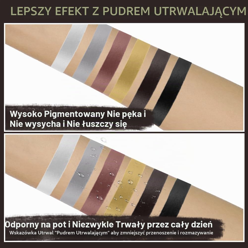 Detalle 1 de AOOWU 4567060 farby do makijażu na Halloween, 6 kolorów, 10 g