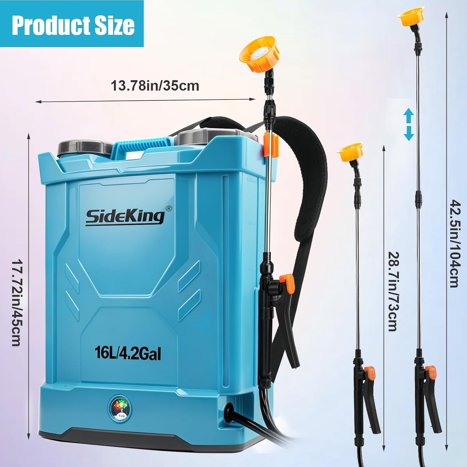 Thumbnail 6 de SideKing Knapsack Sprayer 16L — Electric Backpack Sprayer for Gardens