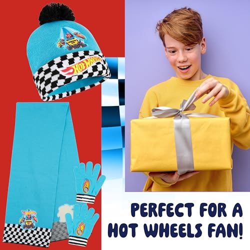 Thumbnail 2 de Hot Wheels Ensemble hiver garçon, bonnet, écharpe, gants