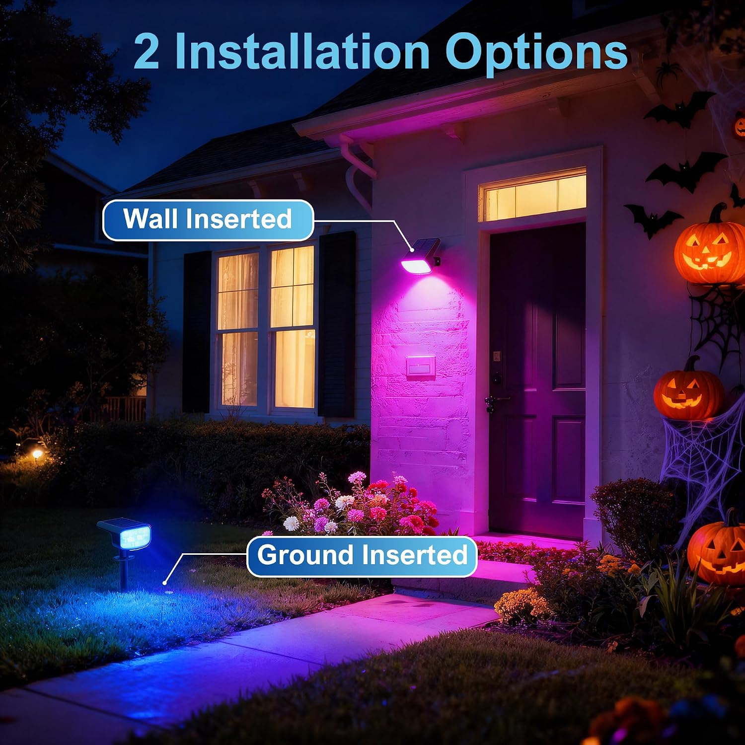Thumbnail 5 de JEJOT Solar Spotlights 6-Pack
