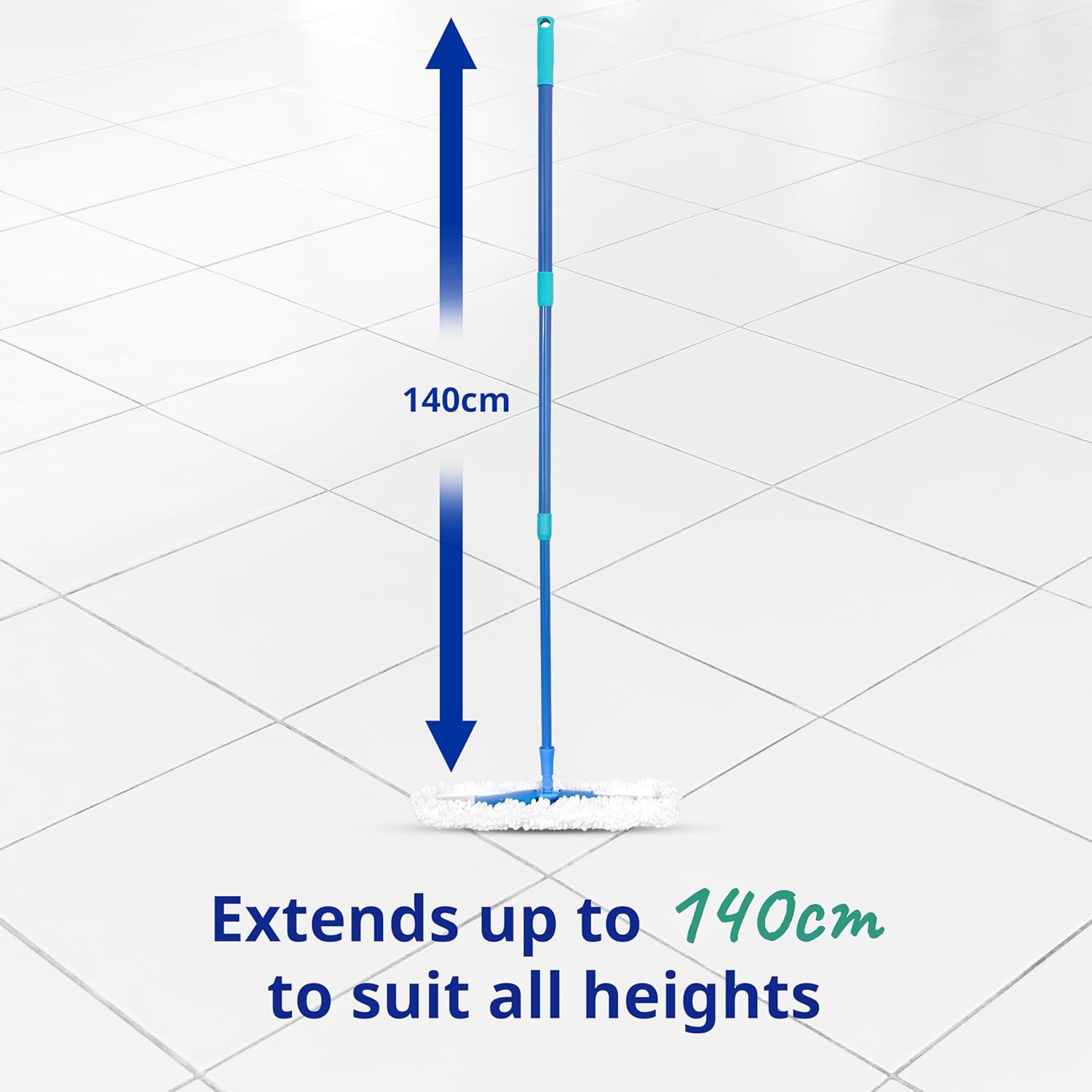 Thumbnail 5 de Spontex Fiocco Microfibre Extra Flat 80-140 cm