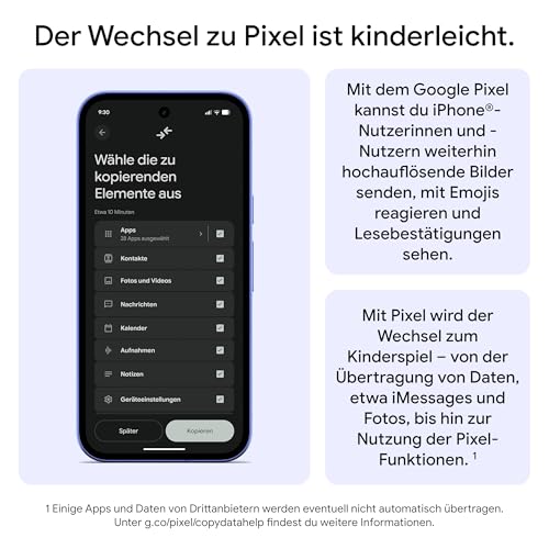 Thumbnail 9 de Google Pixel 10a (Obsidian, 128 GB) – 7 Jahre Betriebssystem‑ und Sicherheitsupdates