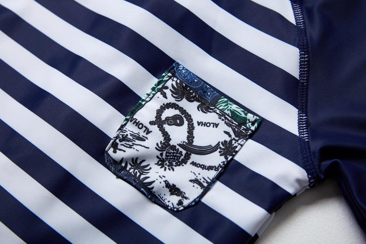 Thumbnail 1 de BONVERANO Baby Jungen UV-Schutz 50+ Badeanzug mit Reißverschluss (Kurzarm, 1-teilig)