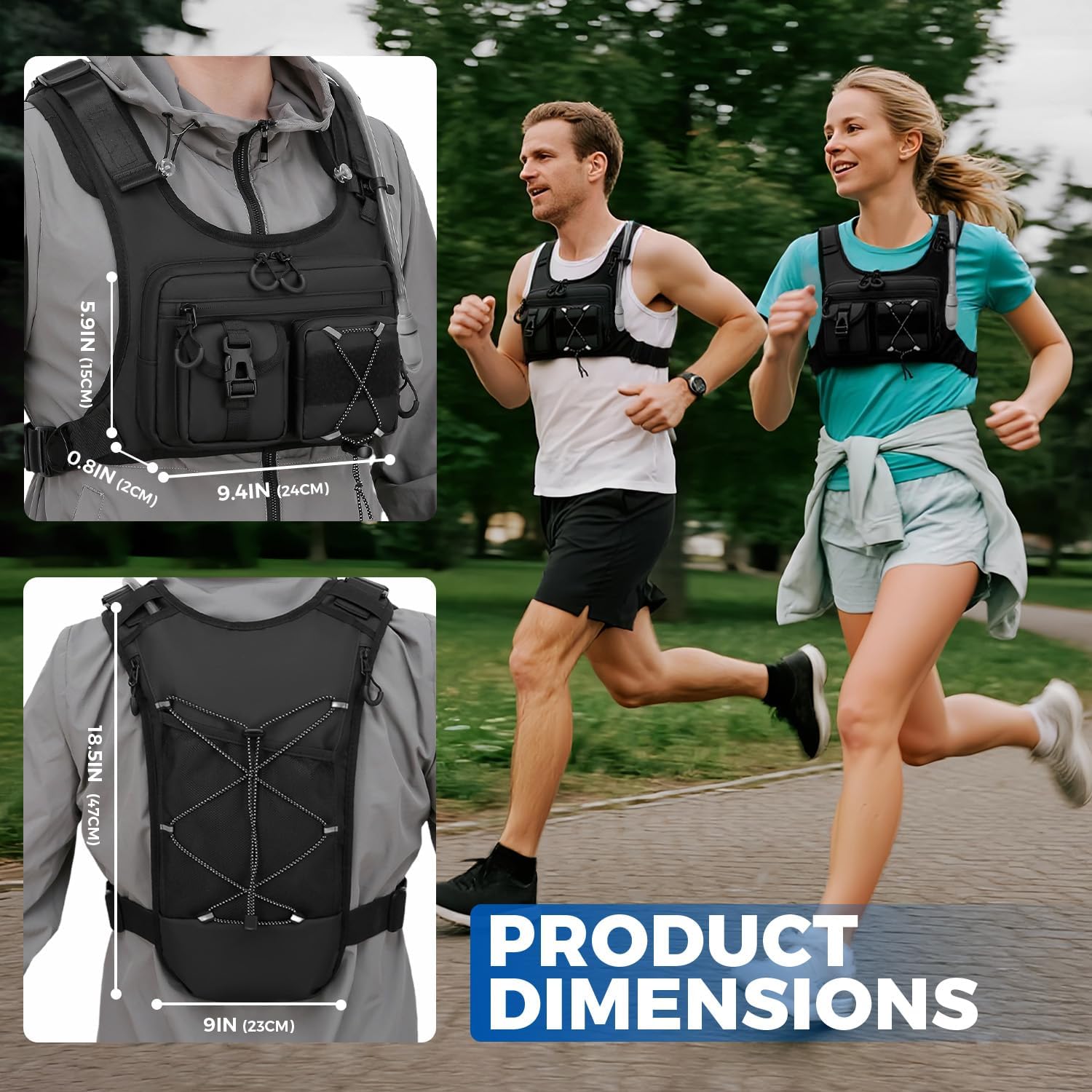 Thumbnail 5 de Criuage USA Running Hydration Vest 2.0L