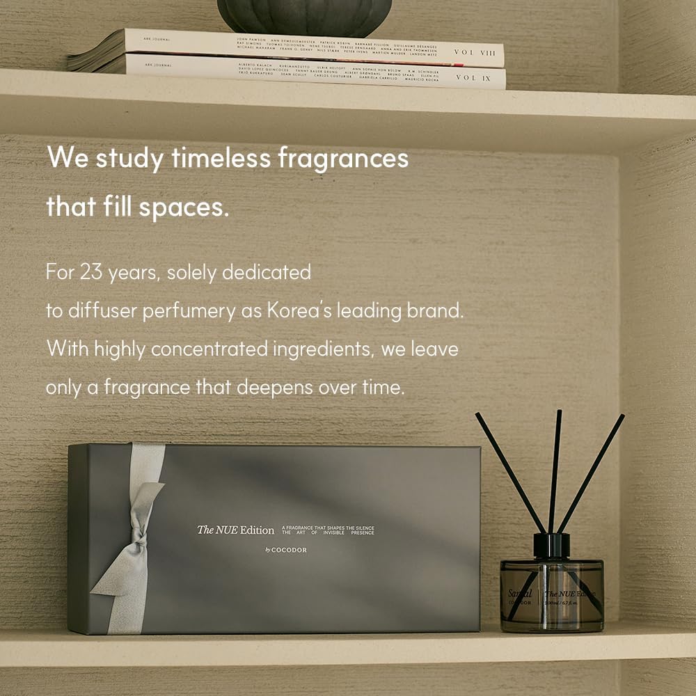 Detalle 2 de Cocod'or PDI34434 Reed Diffuser Set, 3 Scents, Matte Black Glass