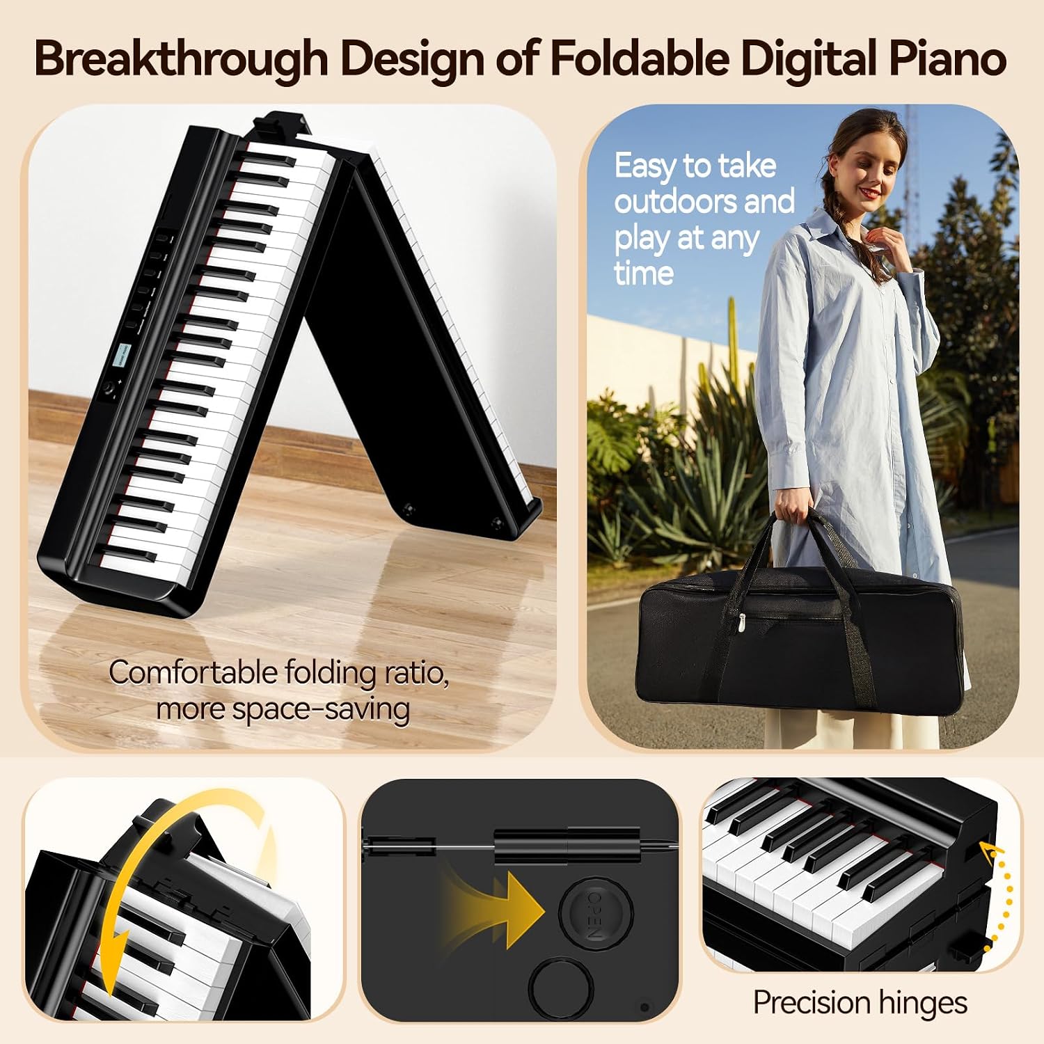 Detalle de TERENCE 88 key weighted digital piano