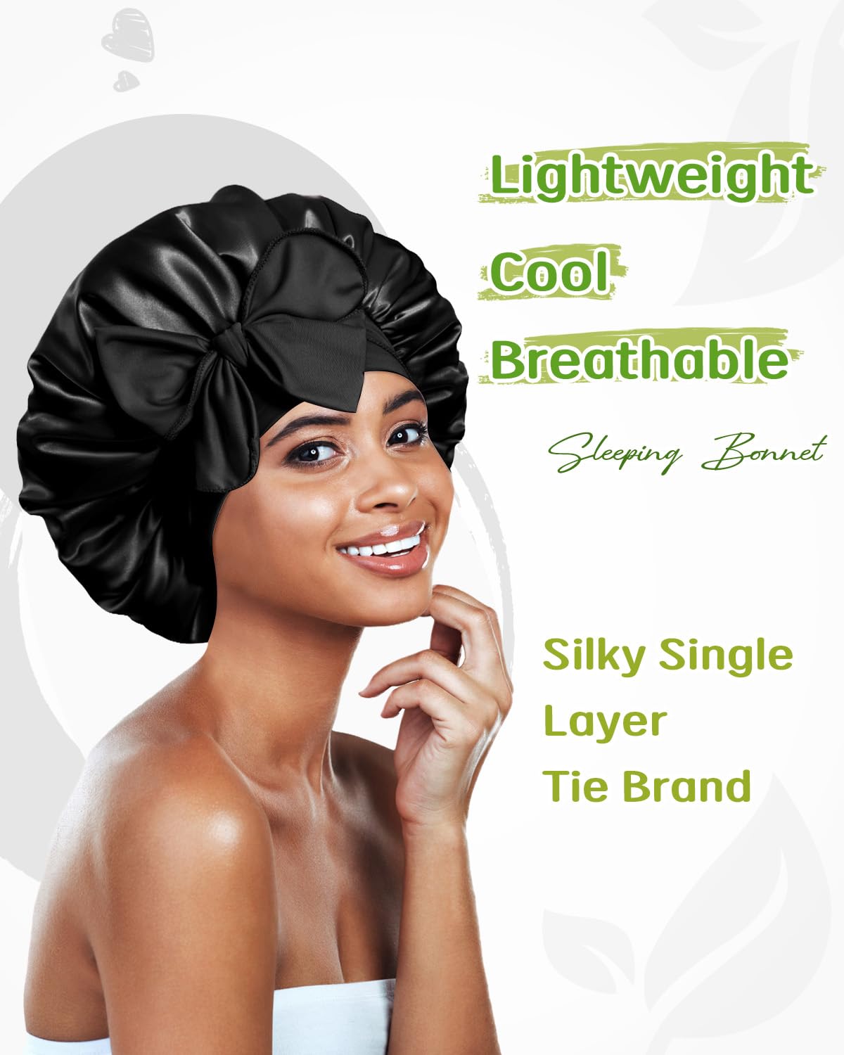 Detalle 2 de BONNET QUEEN Silk Bonnet Adjustable Tie 2.8"