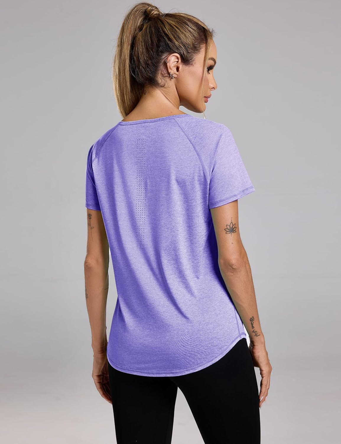 Thumbnail 2 de Wayleb maglietta sportiva da donna con scollo a V e manica raglan traspirante (S–3XL)