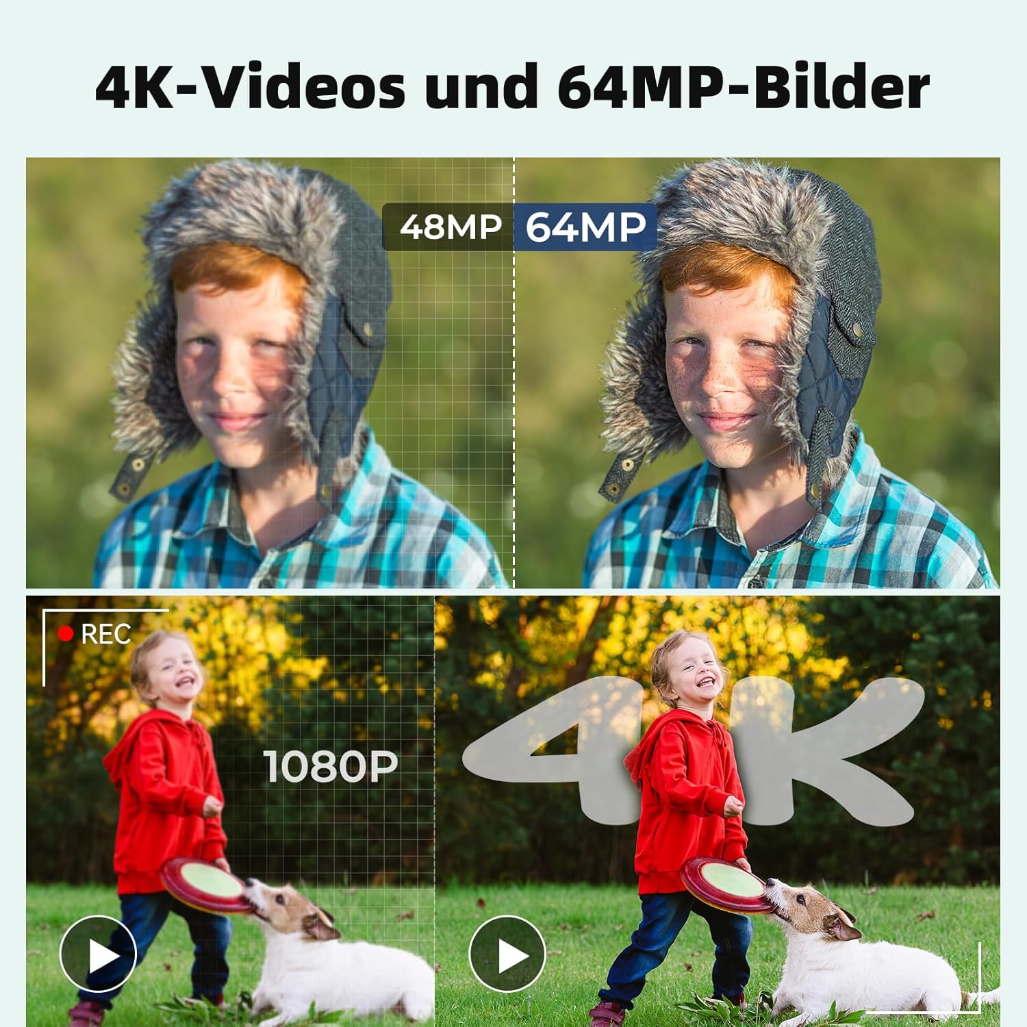 Detalle 2 de Digitalkamera 4K 64MP Vlogging Kamera 18X