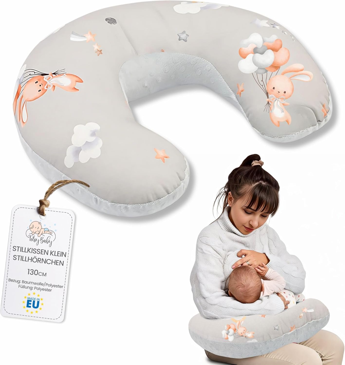 Thumbnail 6 de Totsy Baby Cojin Lactancia 130 cm Rosa