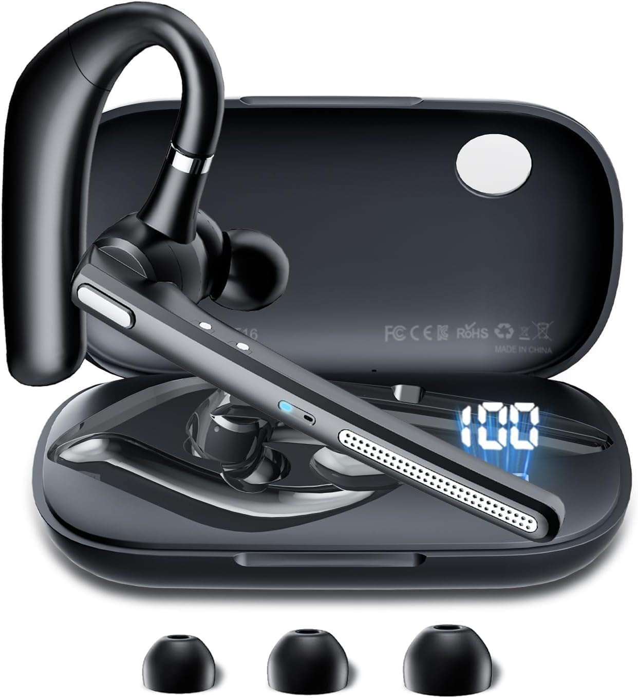 Detalle de COTOE Bluetooth Headset V5.3 Wireless Earbuds 500mAh