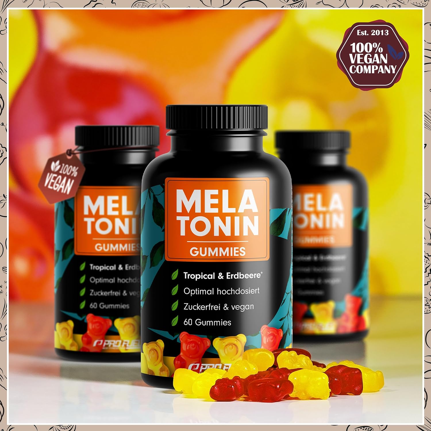 Thumbnail 3 de Melatonin Gummies 60x zuckerfrei vegan 🍬