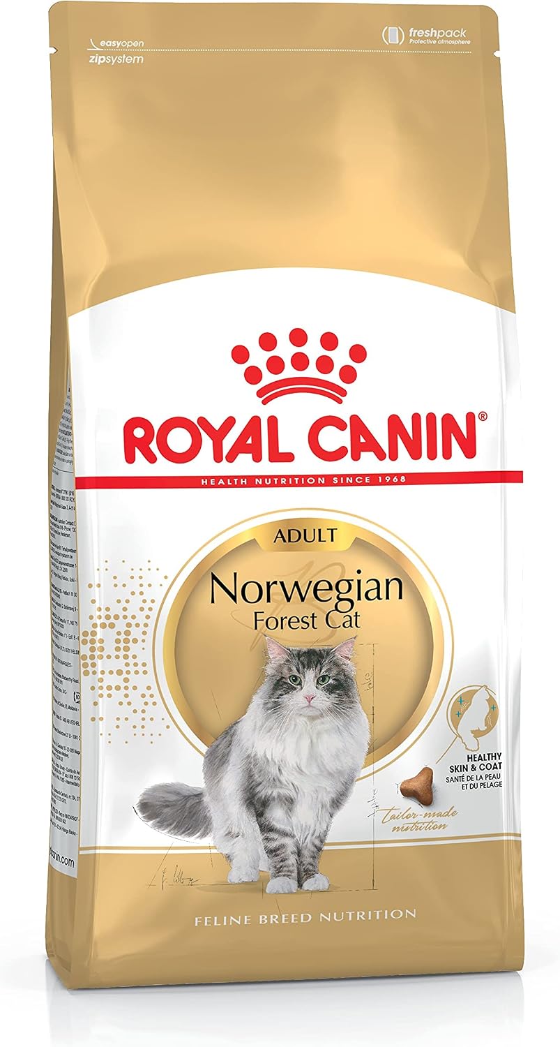 Detalle de Royal Canin Norwegian Forest Cat Adult – Sac de 10 kg