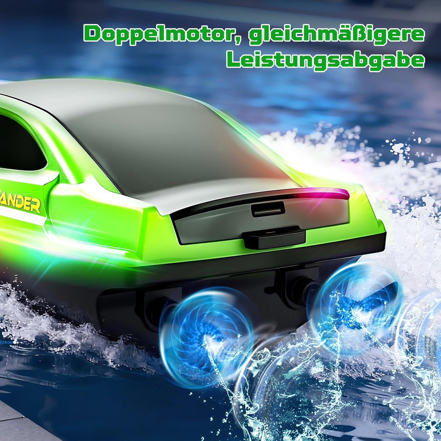 Thumbnail 4 de RC Boot Ferngesteuert – 2,4 GHz Speedboot mit 7 LED-Modi, für Kinder ab 3 Jahren