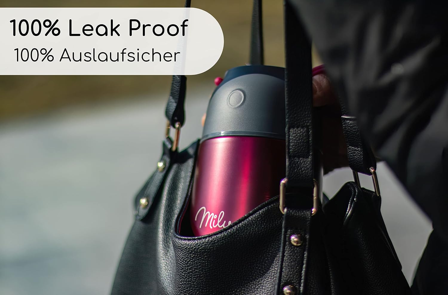 Thumbnail 6 de Milu Thermobehälter für Lebensmittel, Edelstahl – 650 ml (weitere Größen verfügbar) mit Gravuroption