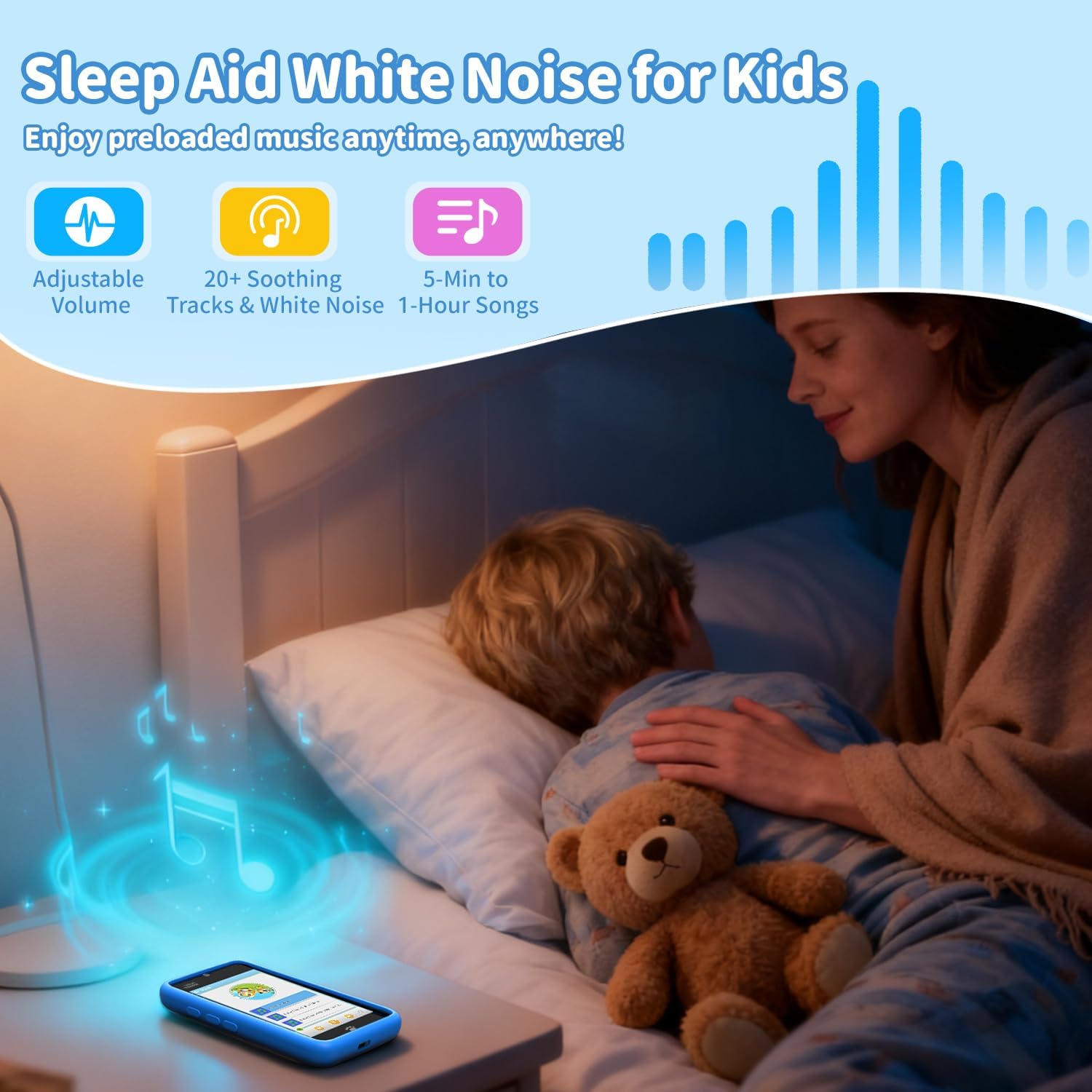 Thumbnail 4 de MOMILLA Kids Smart Phone with 3.97” Screen, Dual Camera Stickers & 16 GB Storage (Age 3–10)