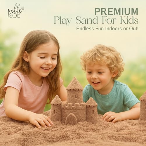 Thumbnail 1 de Pelle & Sol 10kg Soft Play Sand – Fine Texture Sand for Sandpit, Shell Pit, Water Table, and Creative Play
