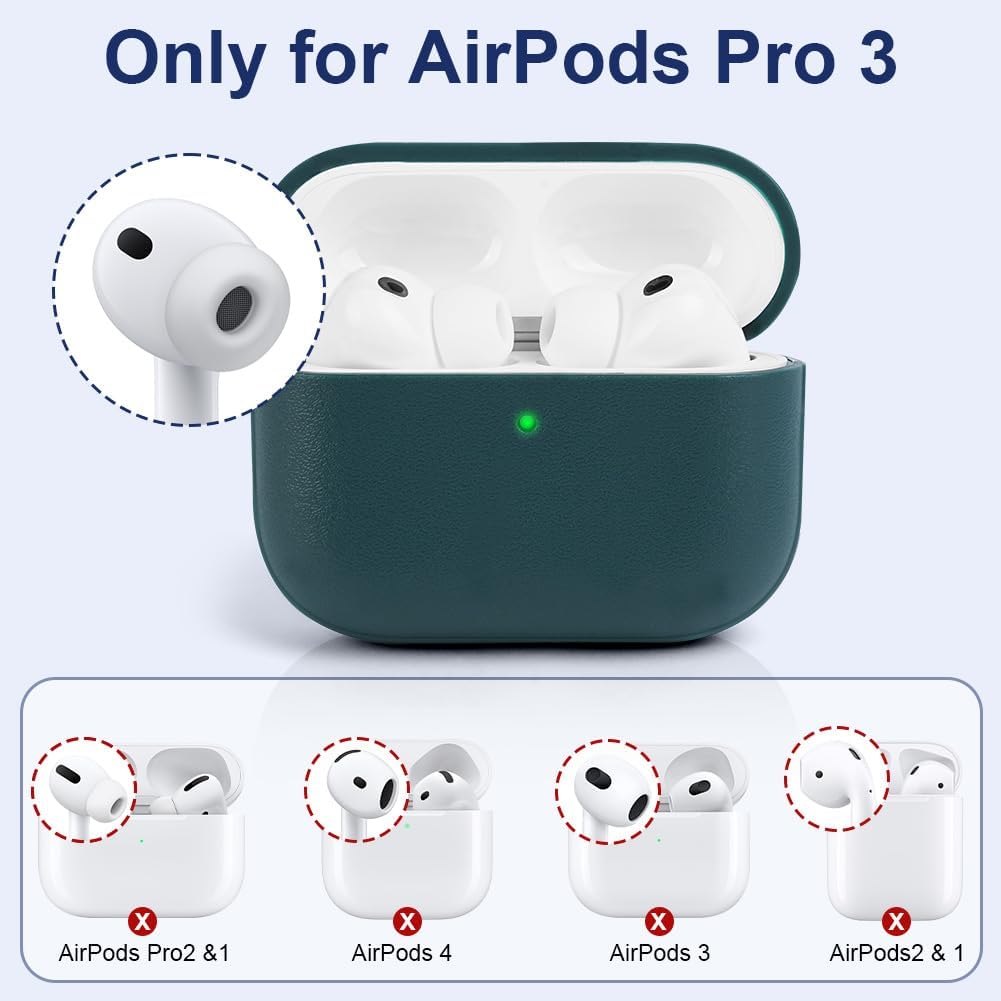 Detalle 2 de AOOSU Coque AirPods Pro 3 2025, TPU vert