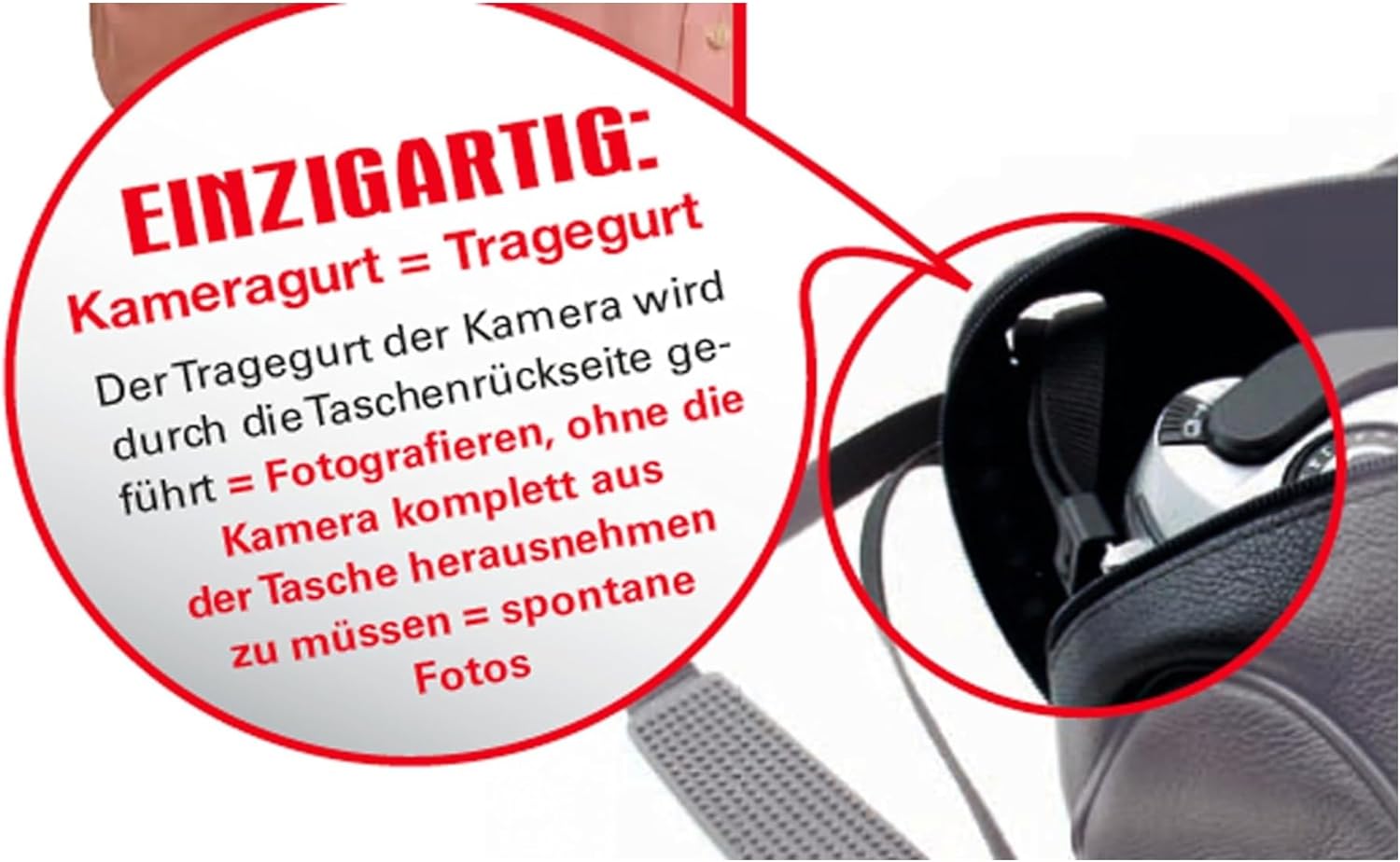 Thumbnail 3 de digiETUI Leder Made for Nikon Z30 von antonKUNZE – PASST für Z30 mit gängigen Nikon-Objektiven
