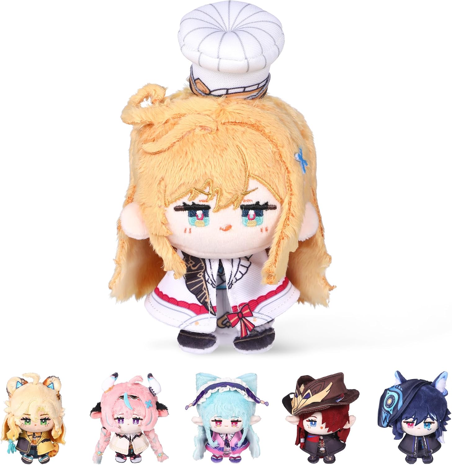Detalle de UTIEHD Anime Spielcharakter Rucksackanhänger – Niedlicher 10 cm Sammler Schlüsselanhänger für Fans