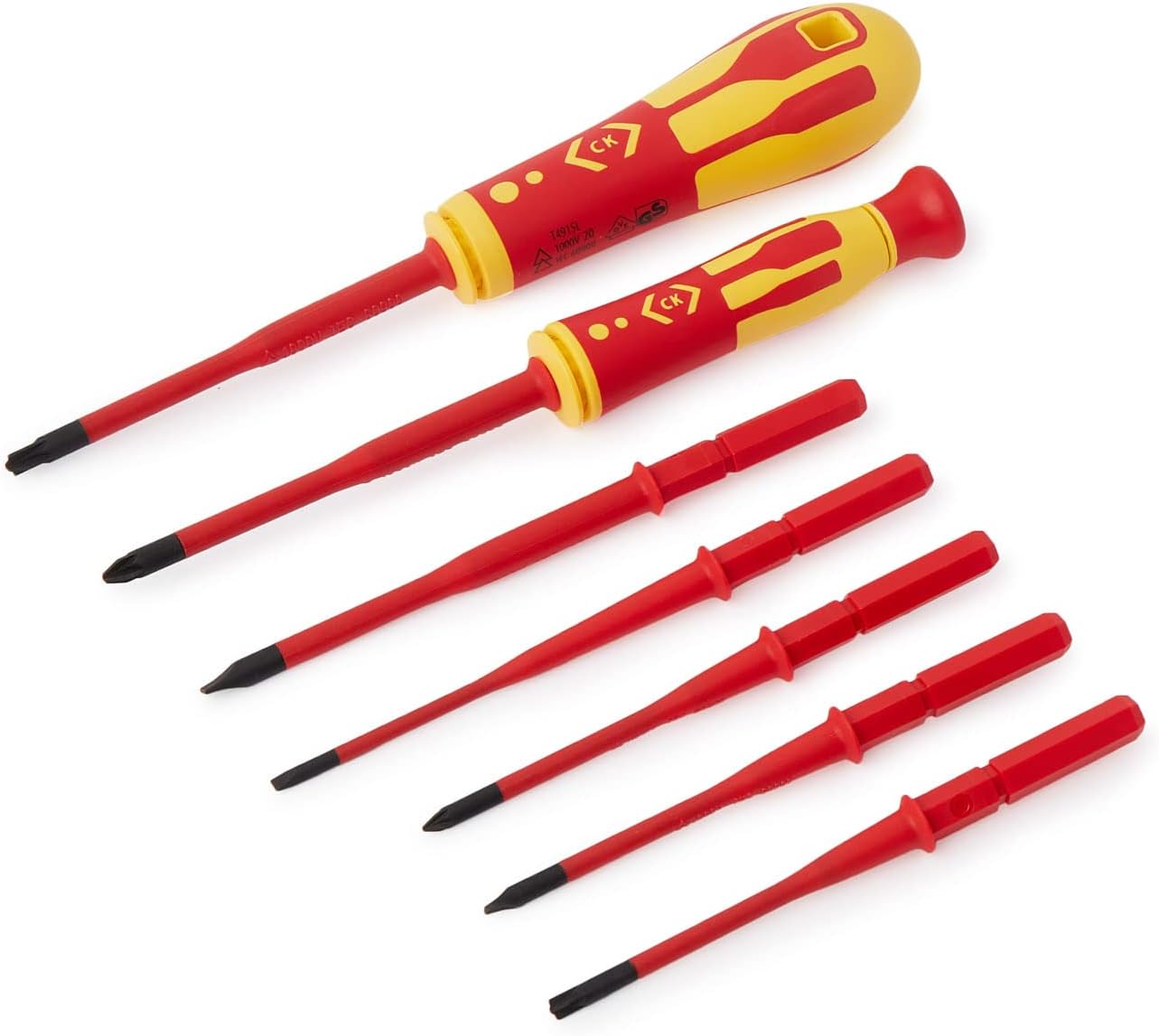 Detalle de C.K T4925 VDE 1000V Interchangeable Screwdriver Set with Slim Blades