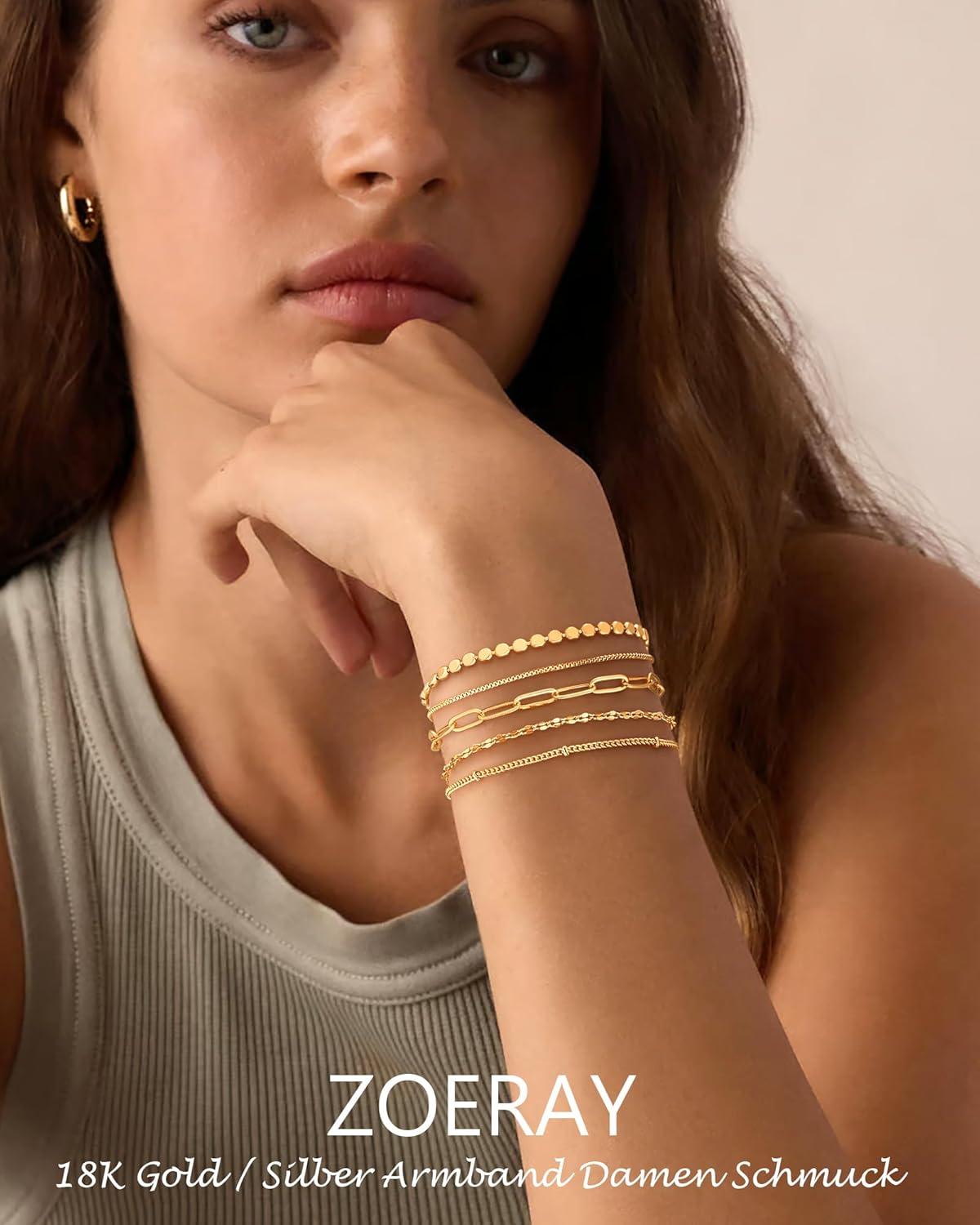 Thumbnail 1 de ZOERAY Armband-Set für Damen 18K