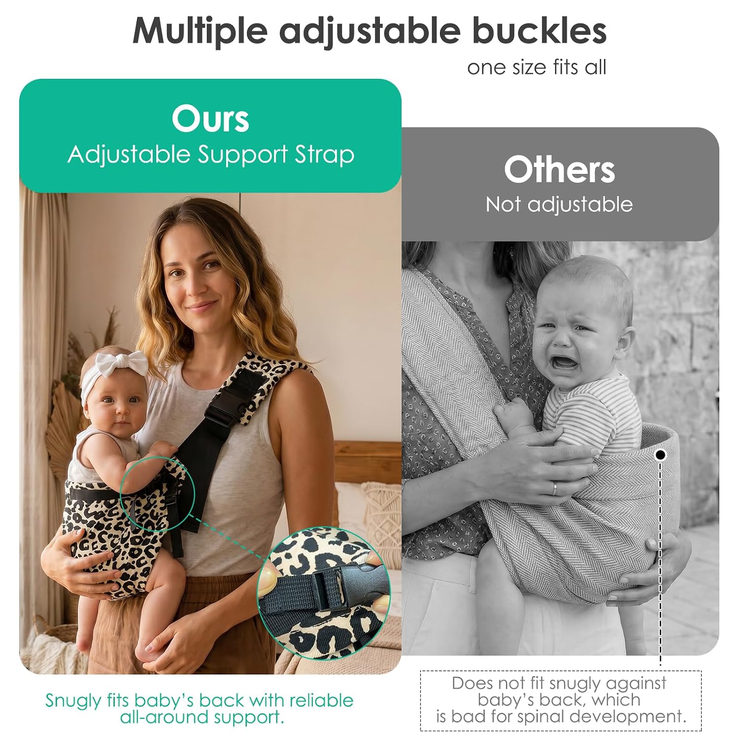 Thumbnail 4 de Shiaon Baby Sling Carrier 8–40 lb