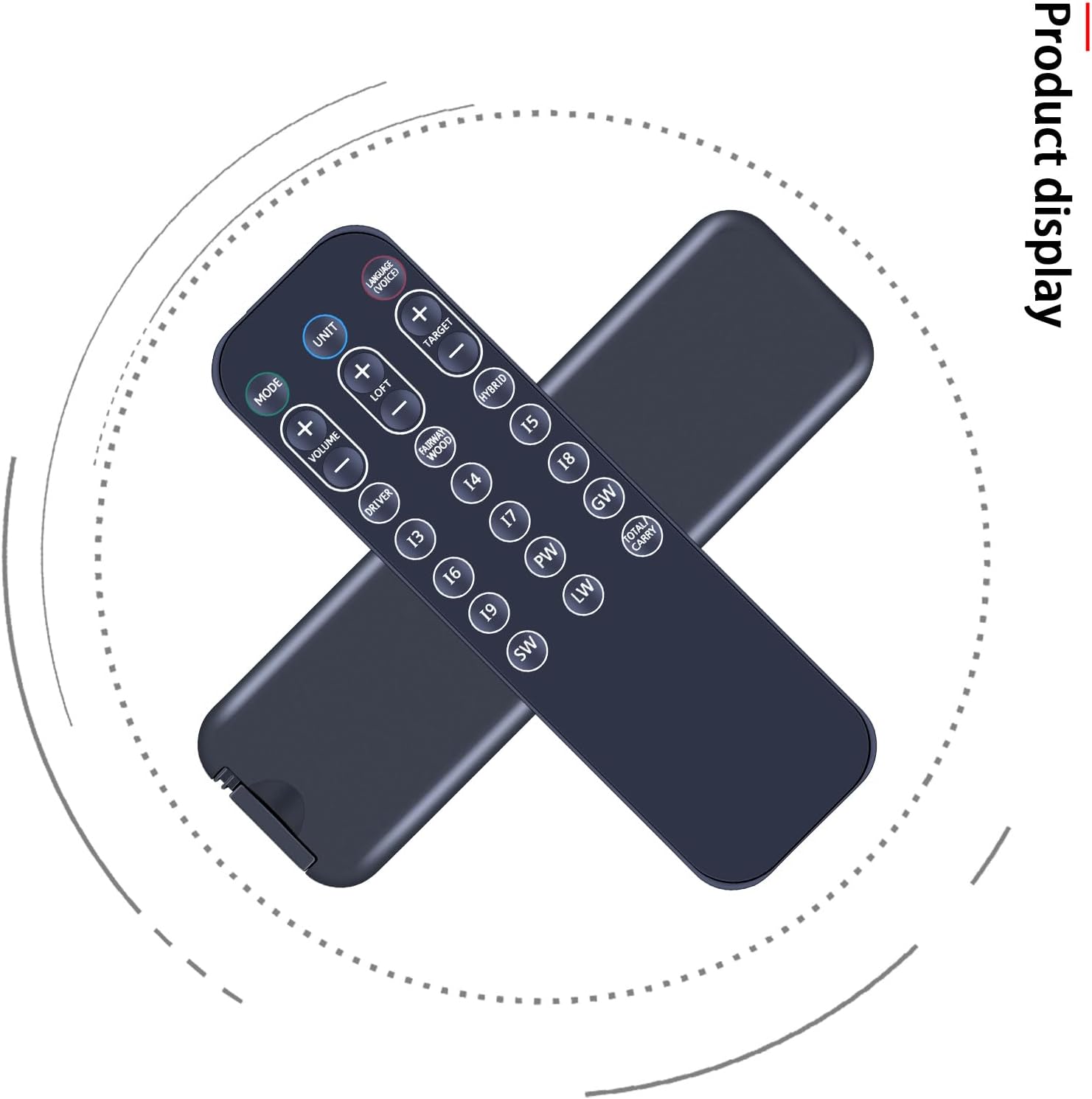 Detalle de TCNOUMT New Replacement Remote for Voice Caddie Swing Caddie SC300 Portable Golf Launch Monitor