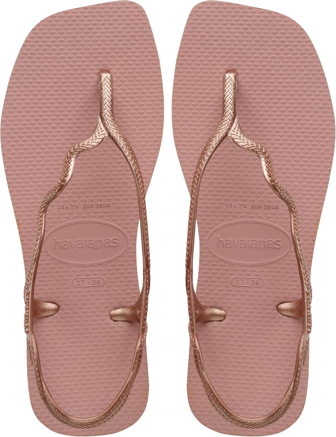 Thumbnail 5 de Havaianas Soleil : sandales plates femme au design en T, confort et maintien arrière