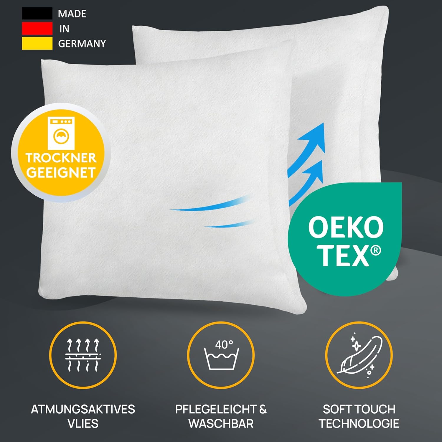 Thumbnail 1 de LILENO HOME Relleno de Cojín 30x30 cm 🛋️ Lavable y Hipoalergénico