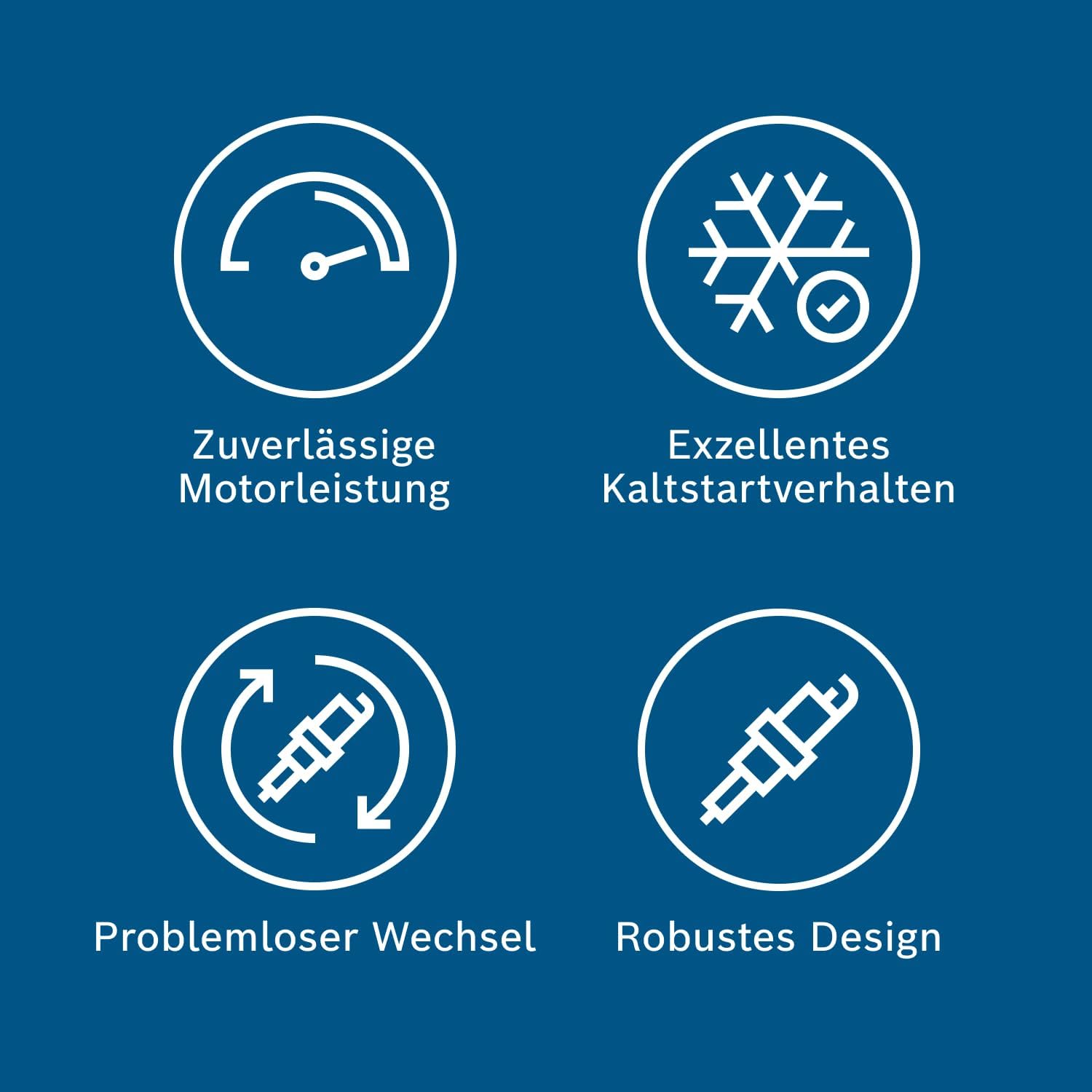 Thumbnail 2 de Bosch FR78X (N50) Zündkerzen Super 4-4er Set – werkseitig voreingestellter Elektrodenabstand
