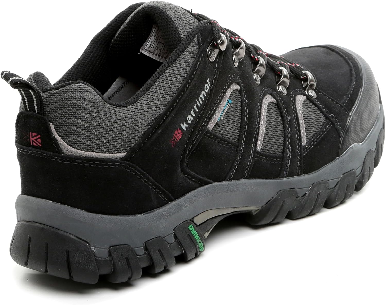 Detalle 1 de Karrimor Bodmin Low IV Weathertite Men’s Walking Shoes, Black, 13 UK