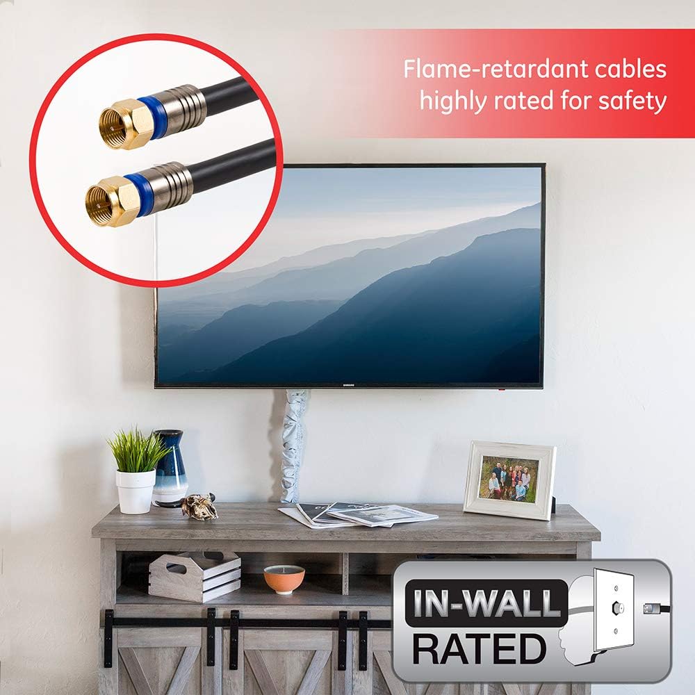 Thumbnail 3 de GE 34842 RG6 Coaxial Cable 100 ft