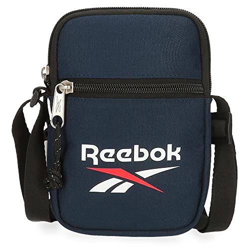 Detalle de Reebok Boston Bandolera Pequeña Azul 12×17×2,5 cm