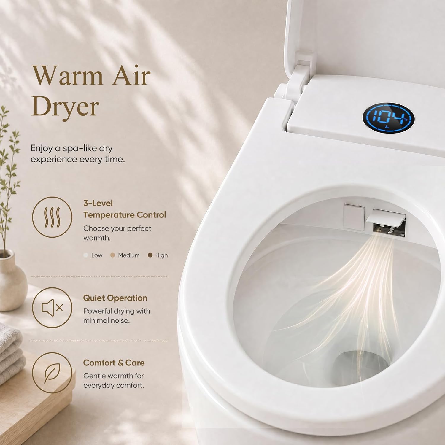 Thumbnail 3 de GAICOM Electric Bidet Toilet Seat, Elongated